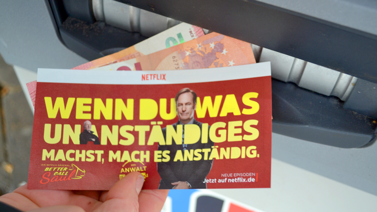 Netflix Better Call Saul — Banknote with show tagline